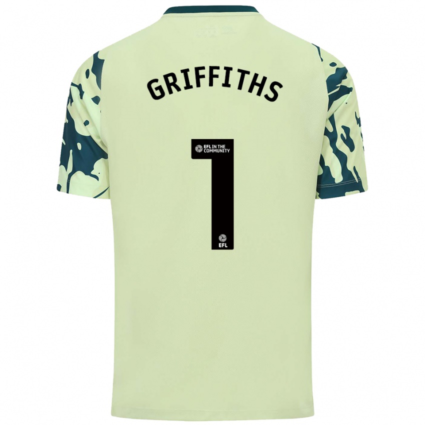 גברים יואן גריפית'ס #1 ירוק כהה הרחק ג'רזי 2025/26 חולצה קצרה