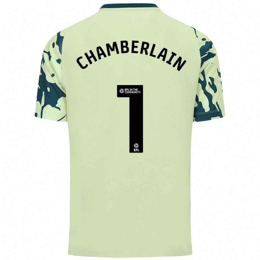 גברים סרין צ׳מברליין #1 ירוק כהה הרחק ג'רזי 2025/26 חולצה קצרה