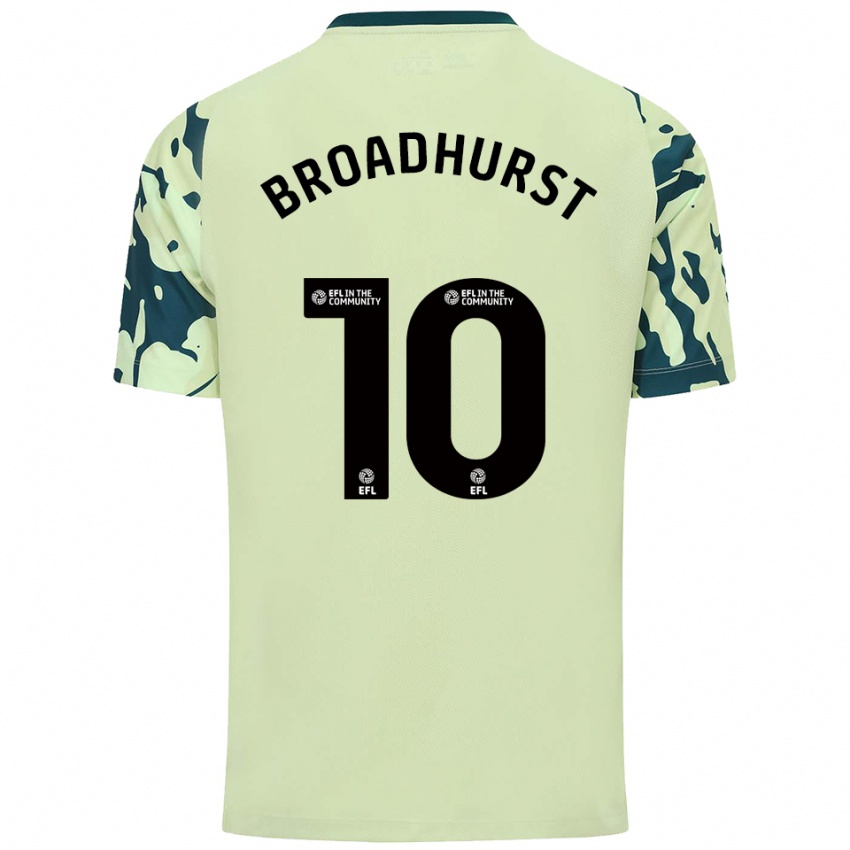 גברים דניאל ברודהרסט #10 ירוק כהה הרחק ג'רזי 2025/26 חולצה קצרה