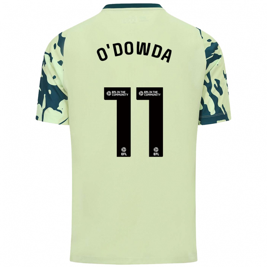 גברים קאלום או'דאודה #11 ירוק כהה הרחק ג'רזי 2025/26 חולצה קצרה