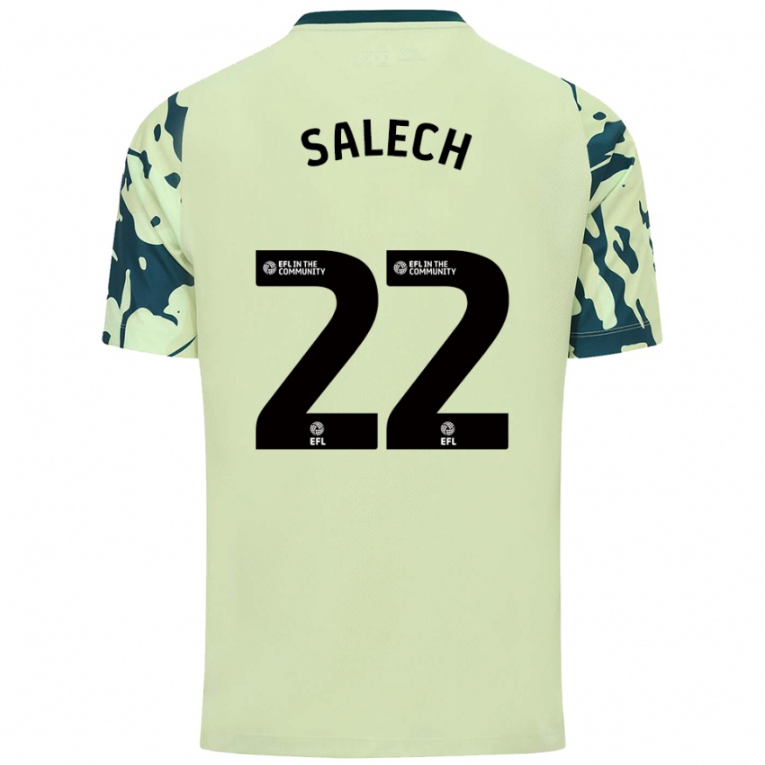 גברים יוסף סאלך #22 ירוק כהה הרחק ג'רזי 2025/26 חולצה קצרה