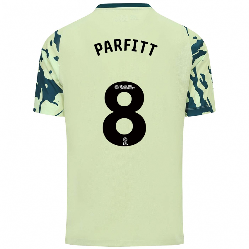 גברים טי ג'יי פרפיט #8 ירוק כהה הרחק ג'רזי 2025/26 חולצה קצרה