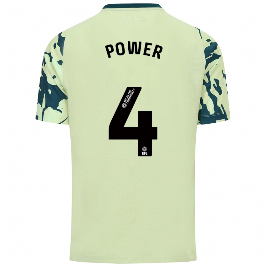 גברים האנה פאוור #4 ירוק כהה הרחק ג'רזי 2025/26 חולצה קצרה