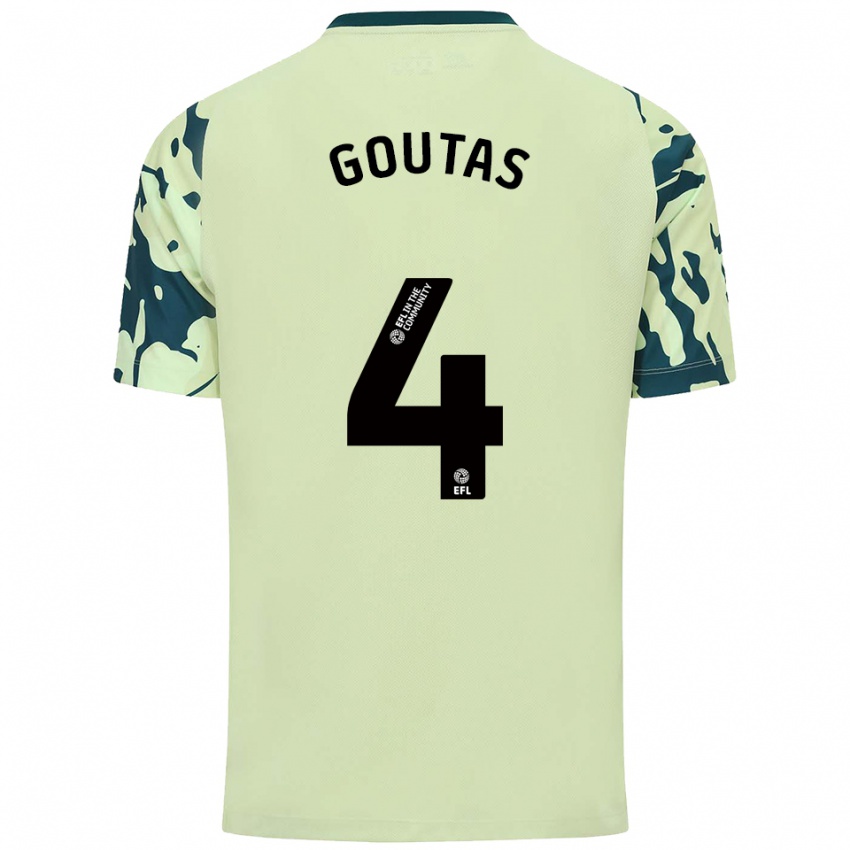 גברים דימיטריס גוטאס #4 ירוק כהה הרחק ג'רזי 2025/26 חולצה קצרה