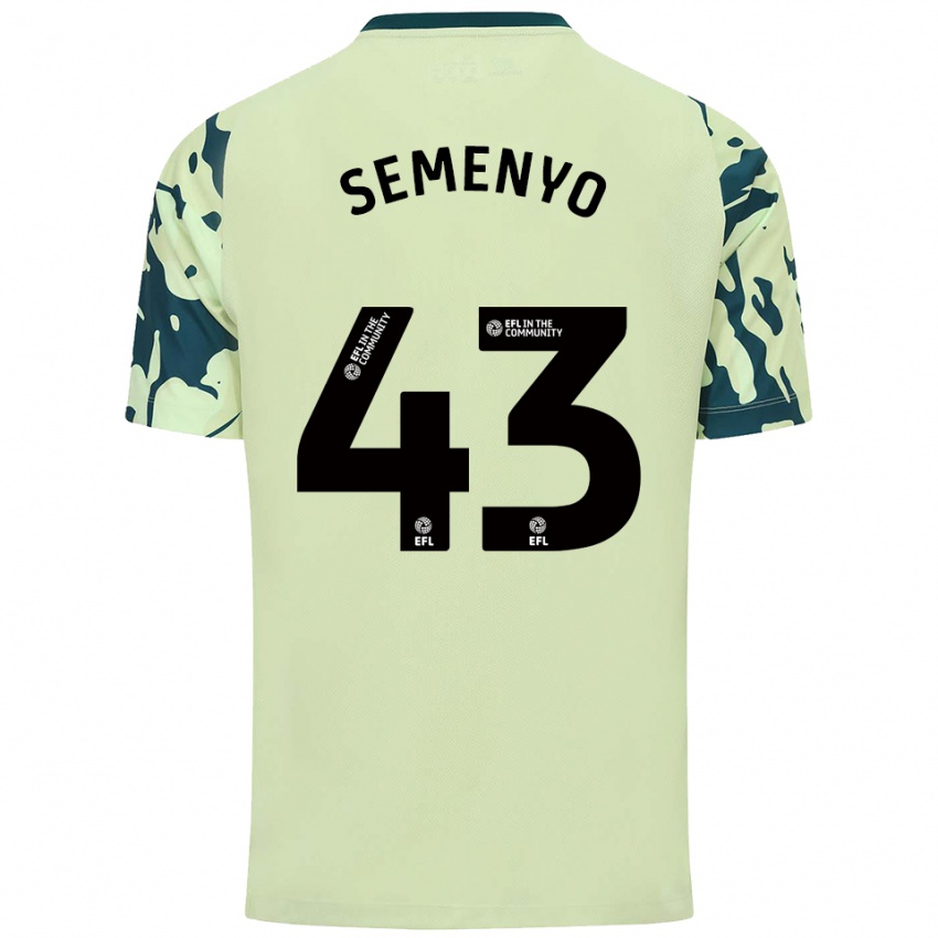 גברים מה שזה לא יהיה #43 ירוק כהה הרחק ג'רזי 2025/26 חולצה קצרה