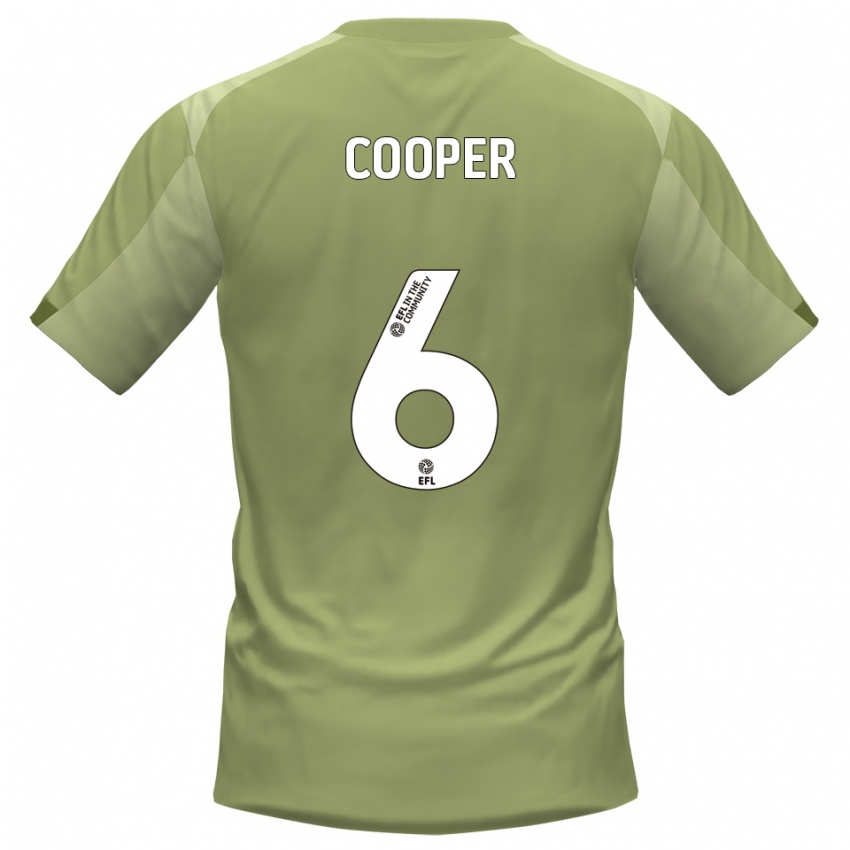 גברים Brandon Cooper #6 מרווה שמפניה הרחק ג'רזי 2025/26 חולצה קצרה