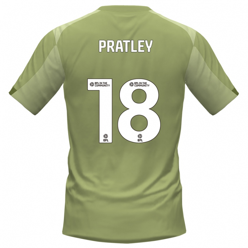 גברים דארן פראטליי #18 מרווה שמפניה הרחק ג'רזי 2025/26 חולצה קצרה