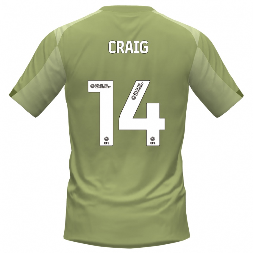 גברים Michael Craig #14 מרווה שמפניה הרחק ג'רזי 2025/26 חולצה קצרה