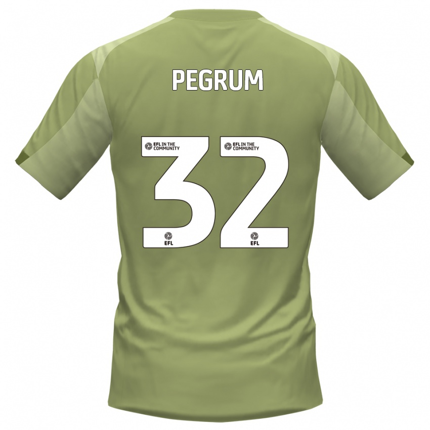 גברים Charlie Pegrum #32 מרווה שמפניה הרחק ג'רזי 2025/26 חולצה קצרה
