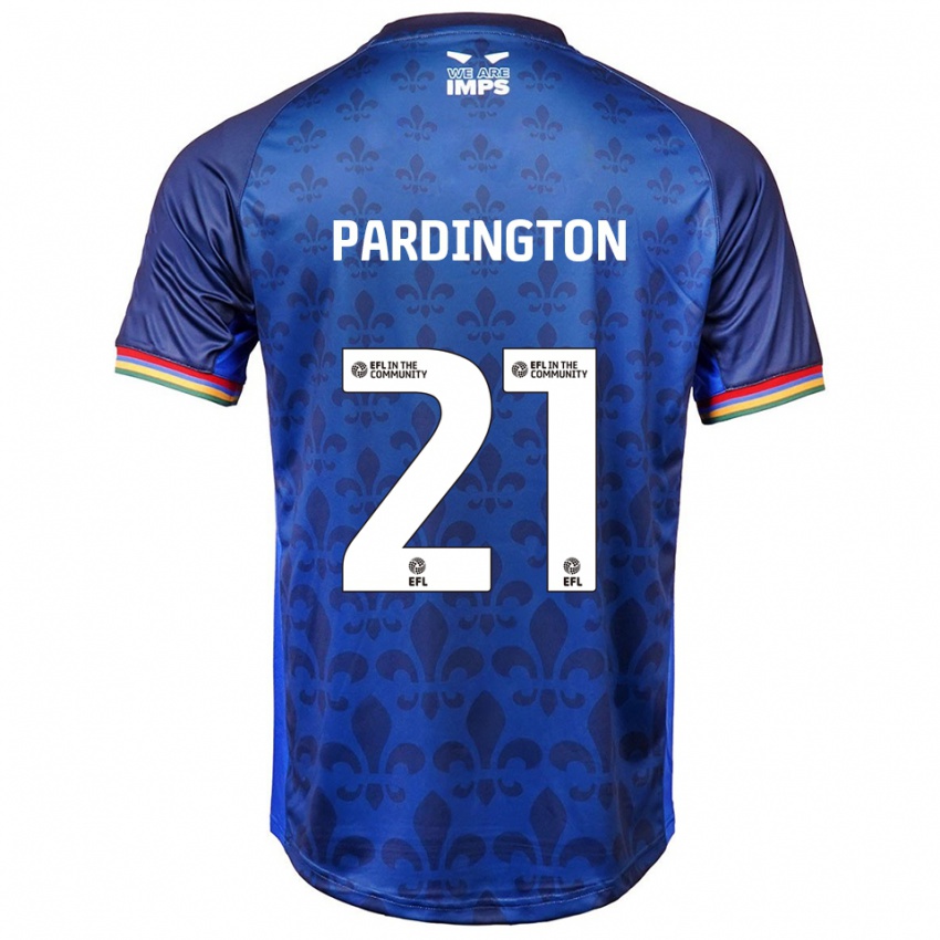 גברים ג׳יימי פרדינגטון #21 כחול נייבי הרחק ג'רזי 2025/26 חולצה קצרה