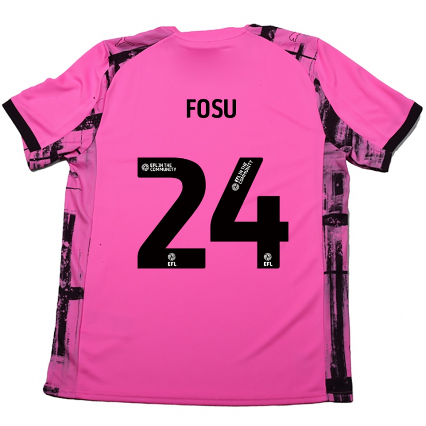 גברים טאריק פוסו #24 אדום ורד שחור הרחק ג'רזי 2025/26 חולצה קצרה