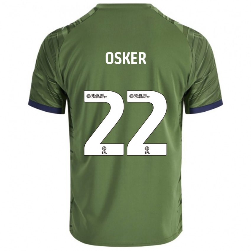 גברים Edyn Osker #22 ירוק לבן הרחק ג'רזי 2025/26 חולצה קצרה