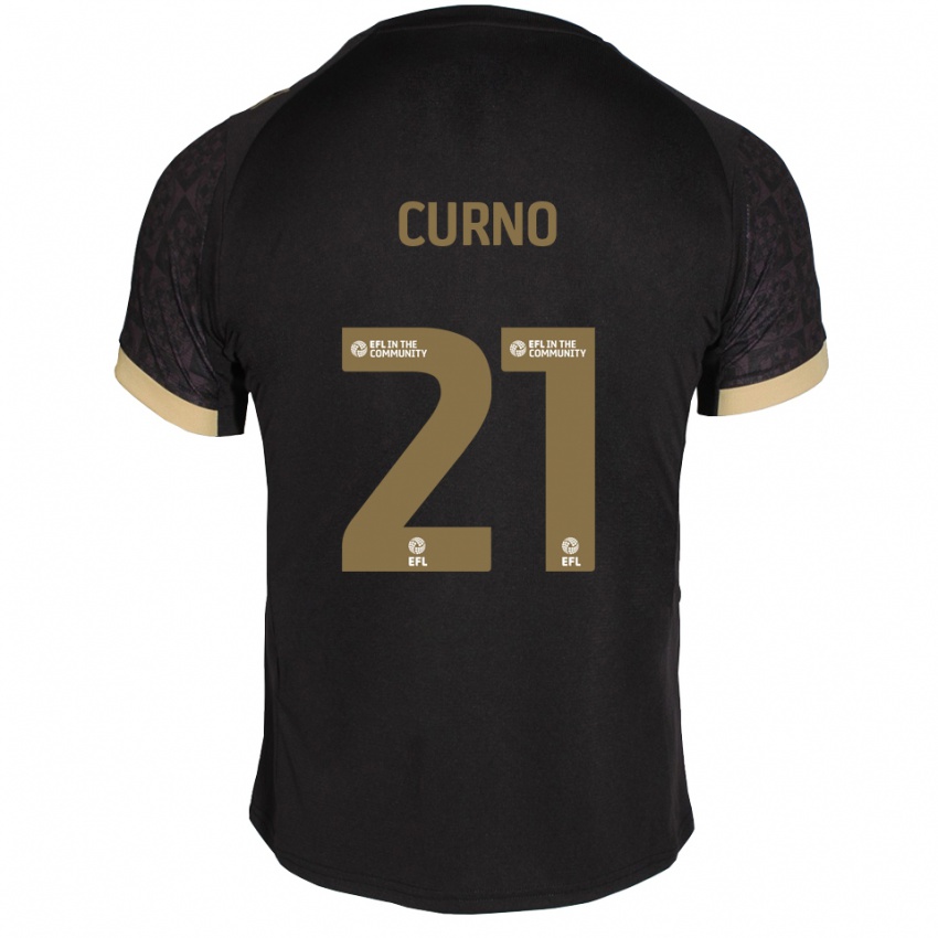 גברים מאדי קורנו #21 שחור זהב הרחק ג'רזי 2025/26 חולצה קצרה