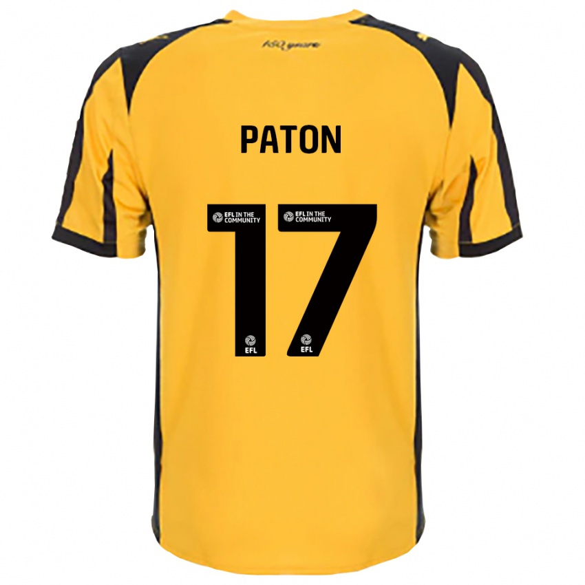 גברים רוארי פטון #17 כתום שחור הרחק ג'רזי 2025/26 חולצה קצרה