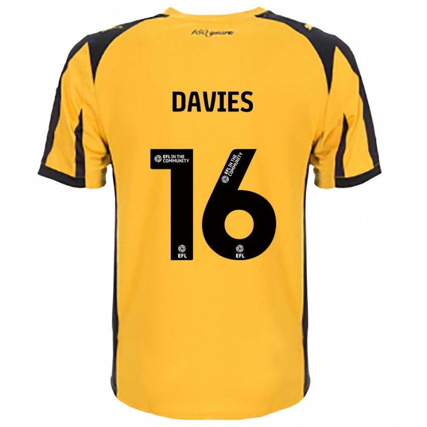 גברים Cassie Davies #16 כתום שחור הרחק ג'רזי 2025/26 חולצה קצרה