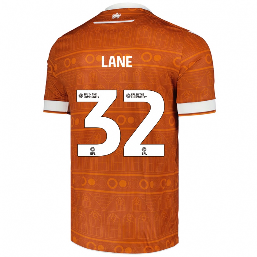 גברים פאדי ליין #32 כתום לבן הרחק ג'רזי 2025/26 חולצה קצרה