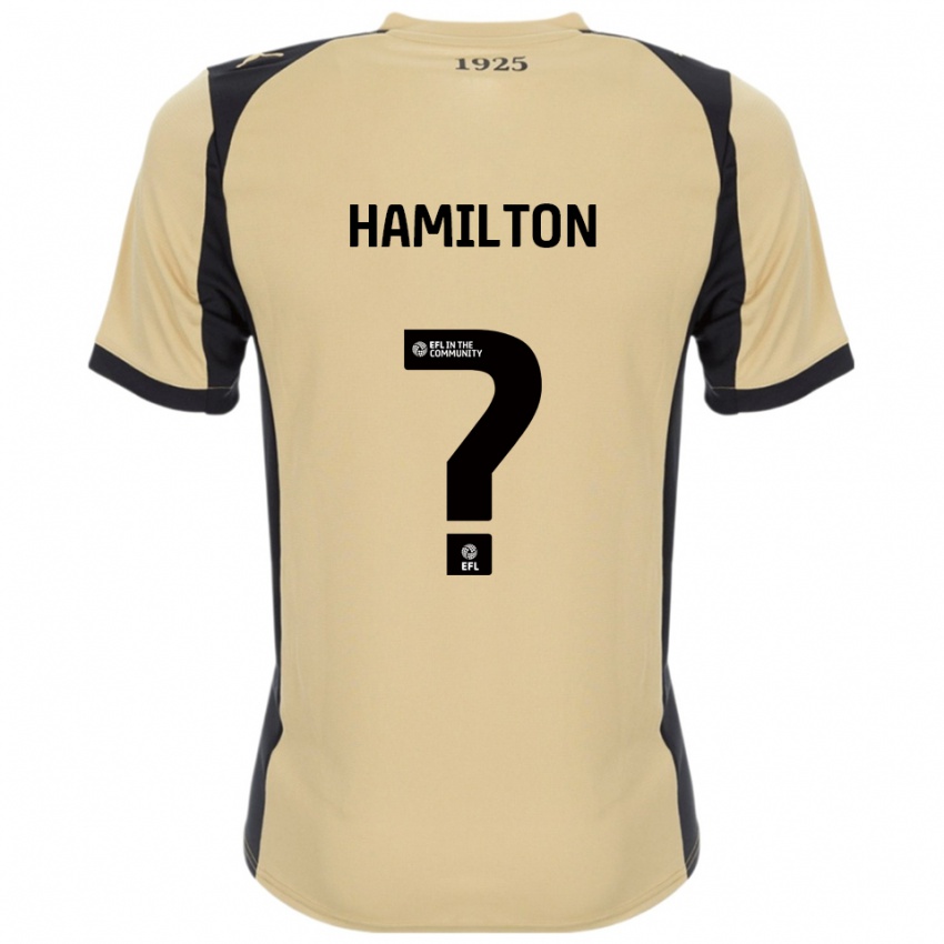 גברים Bailey Hamilton #0 זהב שחור הרחק ג'רזי 2025/26 חולצה קצרה