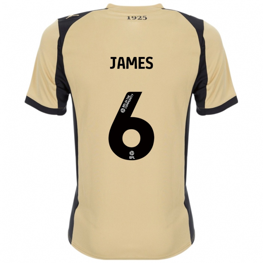גברים ריס ג'יימס #6 זהב שחור הרחק ג'רזי 2025/26 חולצה קצרה