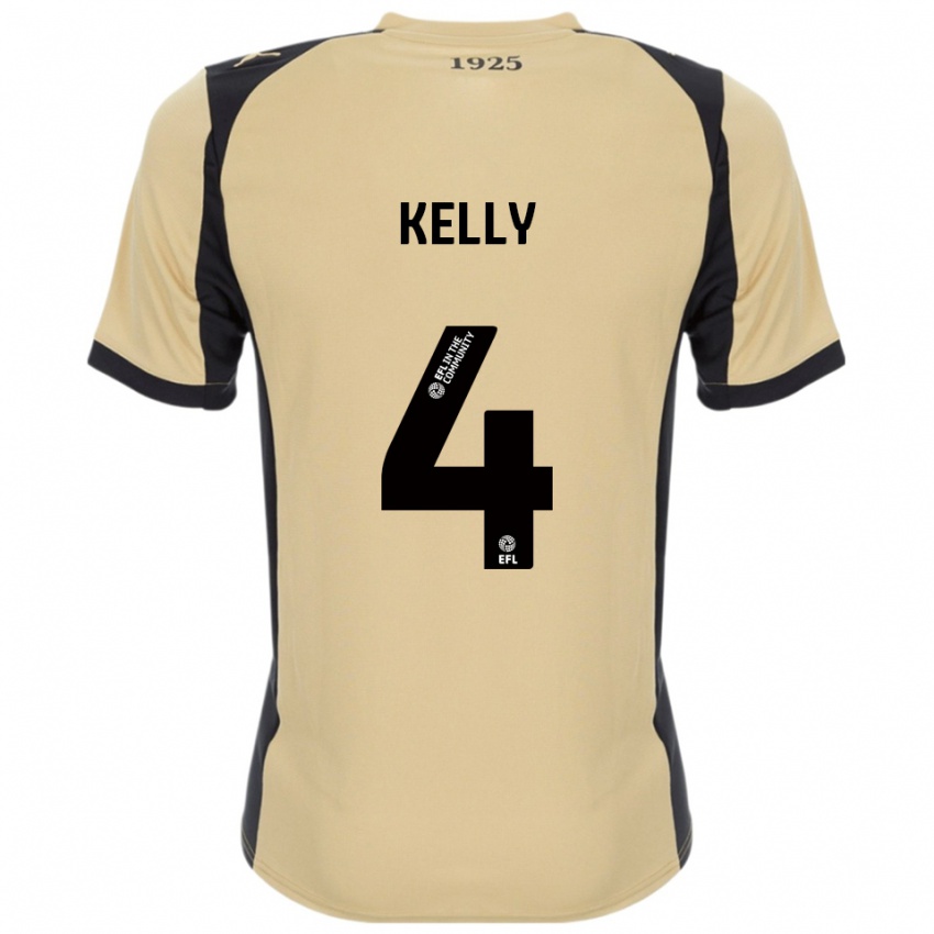 גברים ליאם קלי #4 זהב שחור הרחק ג'רזי 2025/26 חולצה קצרה