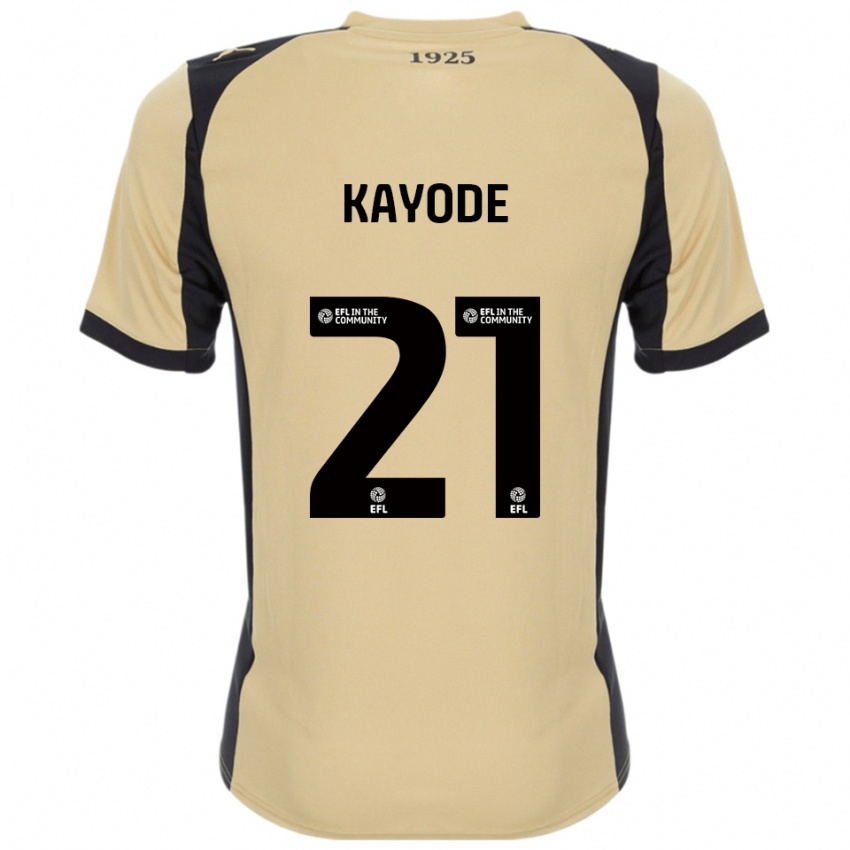 גברים ג'ושוע קאיודי #21 זהב שחור הרחק ג'רזי 2025/26 חולצה קצרה