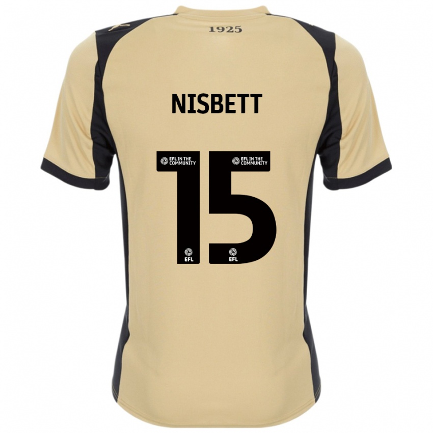 גברים קניה ניסבט #15 זהב שחור הרחק ג'רזי 2025/26 חולצה קצרה