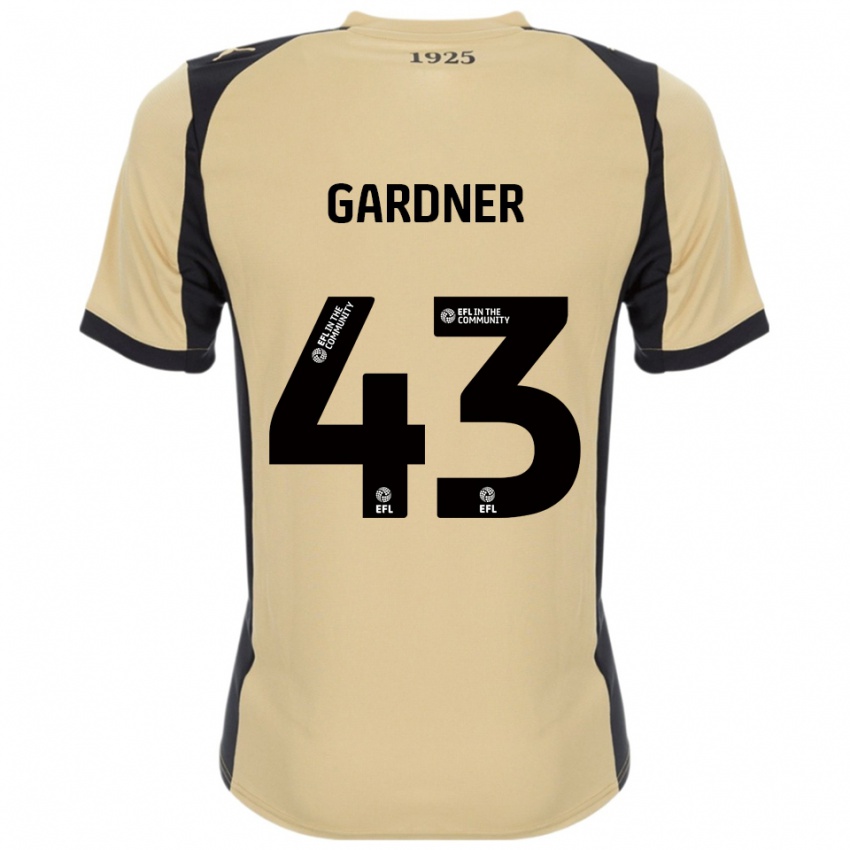 גברים Dean Gardner #43 זהב שחור הרחק ג'רזי 2025/26 חולצה קצרה