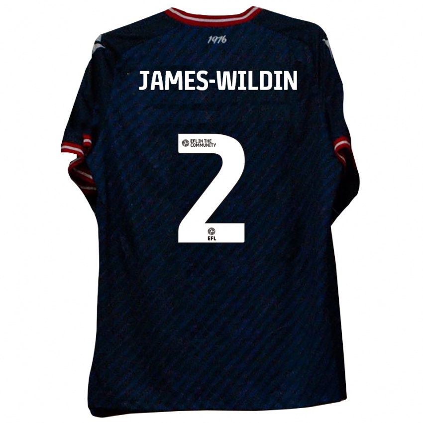 גברים לותר ויילדין #2 כחול נייבי אדום הרחק ג'רזי 2025/26 חולצה קצרה