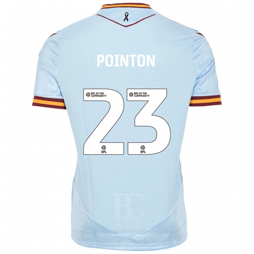 גברים בובי פוינטון #23 תכלת הרחק ג'רזי 2025/26 חולצה קצרה