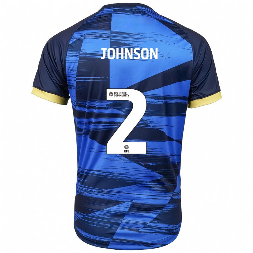 גברים Ryley Johnson #2 כחול נייבי הרחק ג'רזי 2025/26 חולצה קצרה