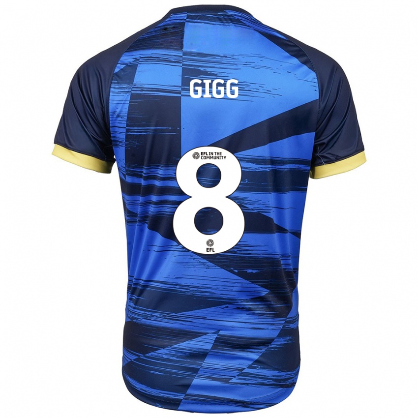גברים Izzy Gigg #8 כחול נייבי הרחק ג'רזי 2025/26 חולצה קצרה