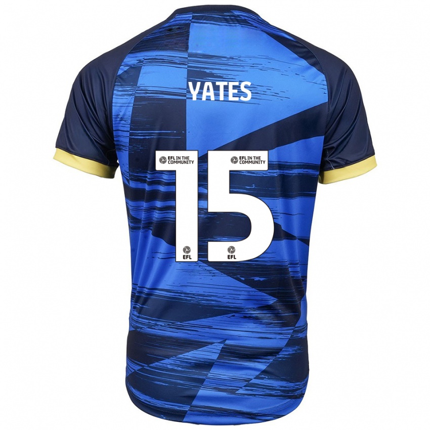 גברים Katie Yates #15 כחול נייבי הרחק ג'רזי 2025/26 חולצה קצרה