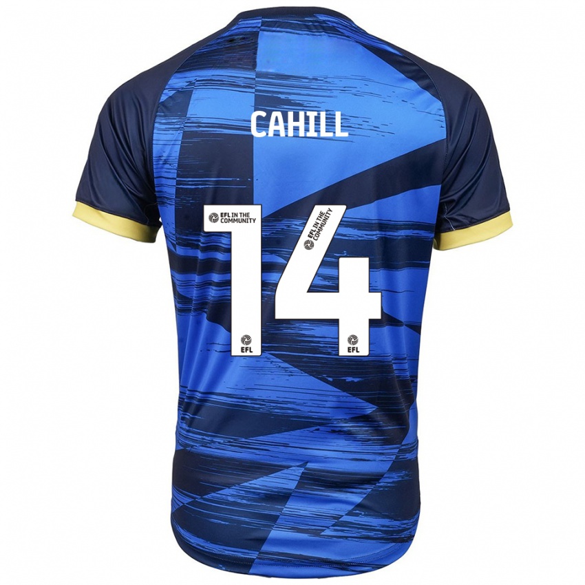גברים Emily Cahill #14 כחול נייבי הרחק ג'רזי 2025/26 חולצה קצרה