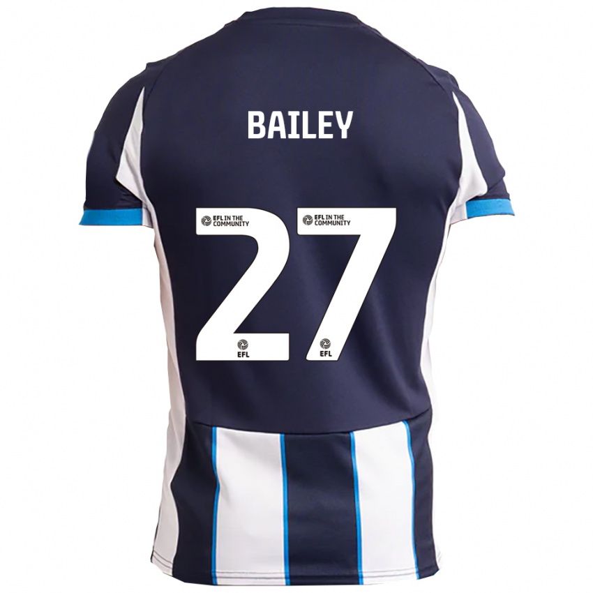 גברים אודין ביילי #27 לבן כחול נייבי הרחק ג'רזי 2025/26 חולצה קצרה