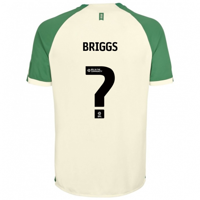 גברים Jj Briggs #0 לבן שמנת ירוק הרחק ג'רזי 2025/26 חולצה קצרה