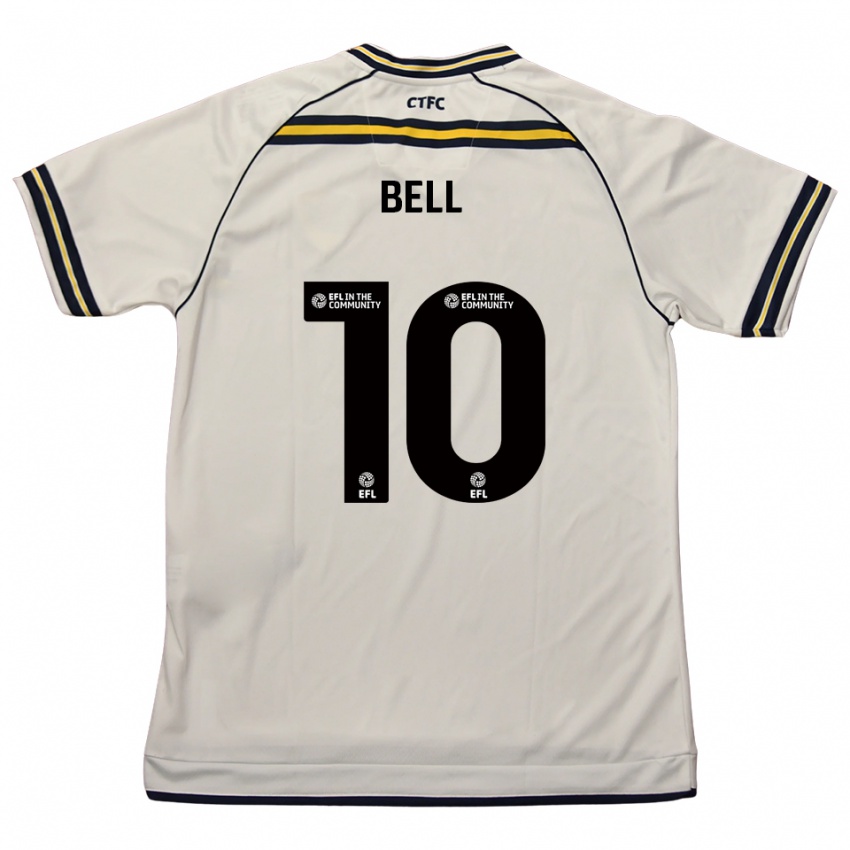 גברים Libby Bell #10 לבן כחול נייבי הרחק ג'רזי 2025/26 חולצה קצרה