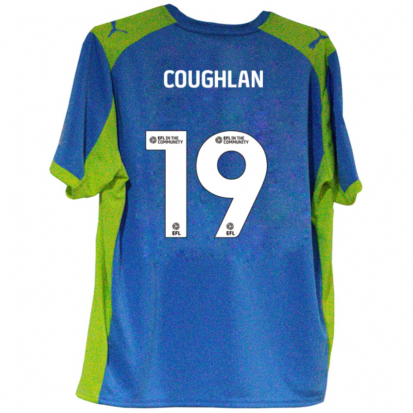 גברים רונאן קוגלן #19 תכלת צהוב הרחק ג'רזי 2025/26 חולצה קצרה