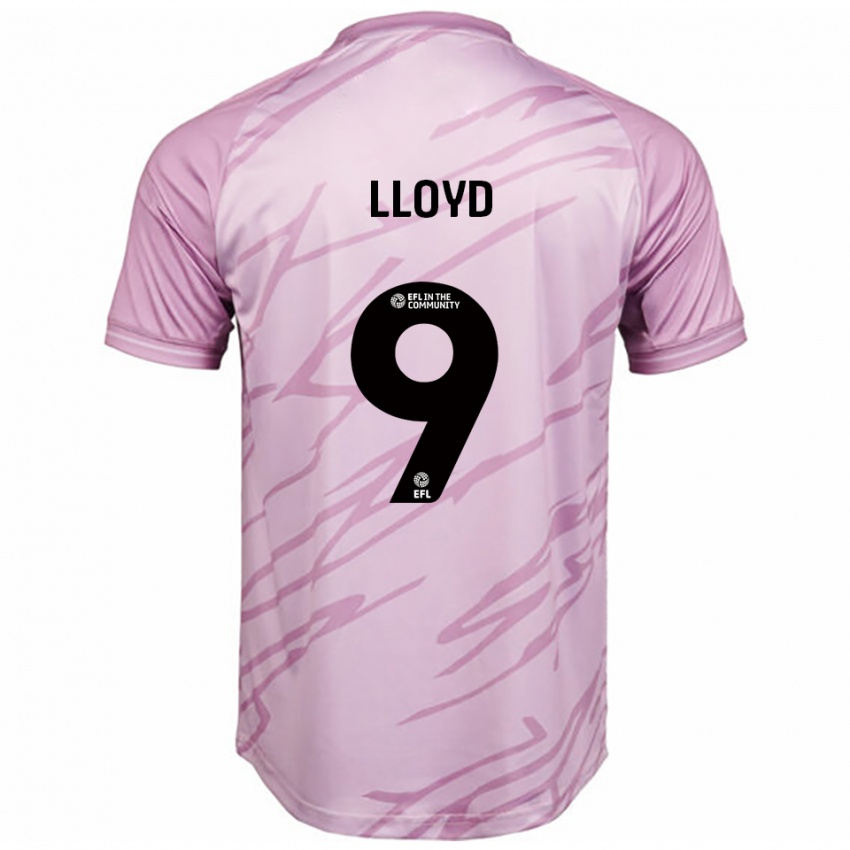 גברים George Lloyd #9 ורוד שחור הרחק ג'רזי 2025/26 חולצה קצרה