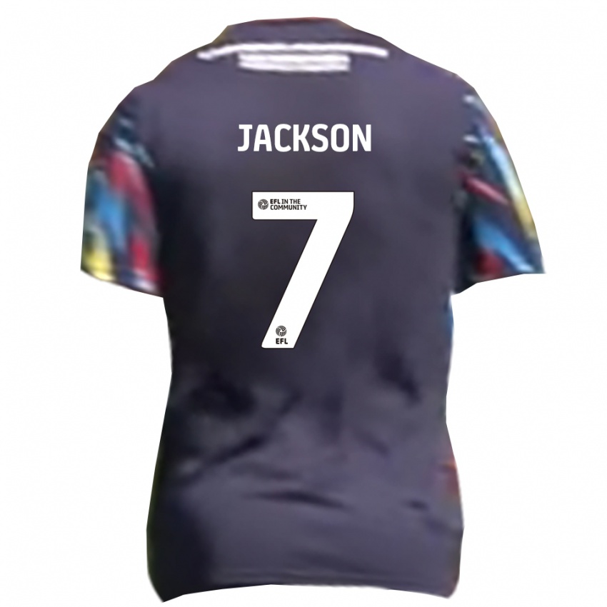 גברים Ben Jackson #7 כחול נייבי צהוב אדום הרחק ג'רזי 2025/26 חולצה קצרה