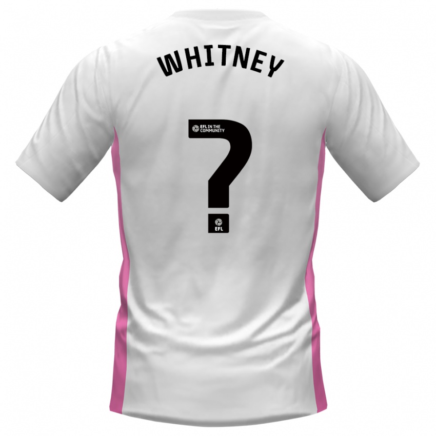 גברים Alex Whitney #0 לבן אדום הרחק ג'רזי 2025/26 חולצה קצרה