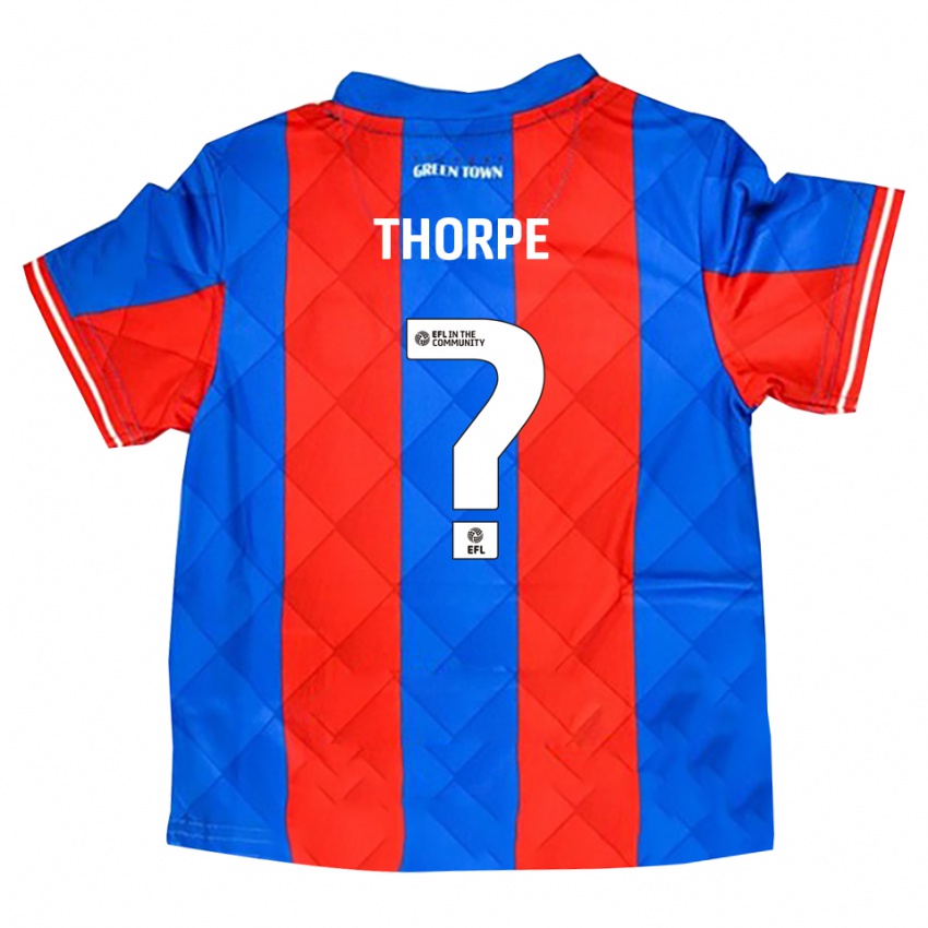 גברים Chloe Thorpe #0 כחול אדום לבן הרחק ג'רזי 2025/26 חולצה קצרה