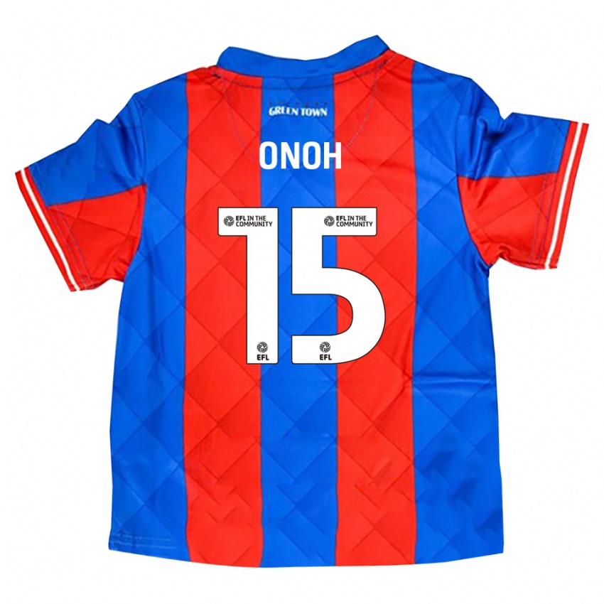 גברים Fortune Onoh #15 כחול אדום לבן הרחק ג'רזי 2025/26 חולצה קצרה