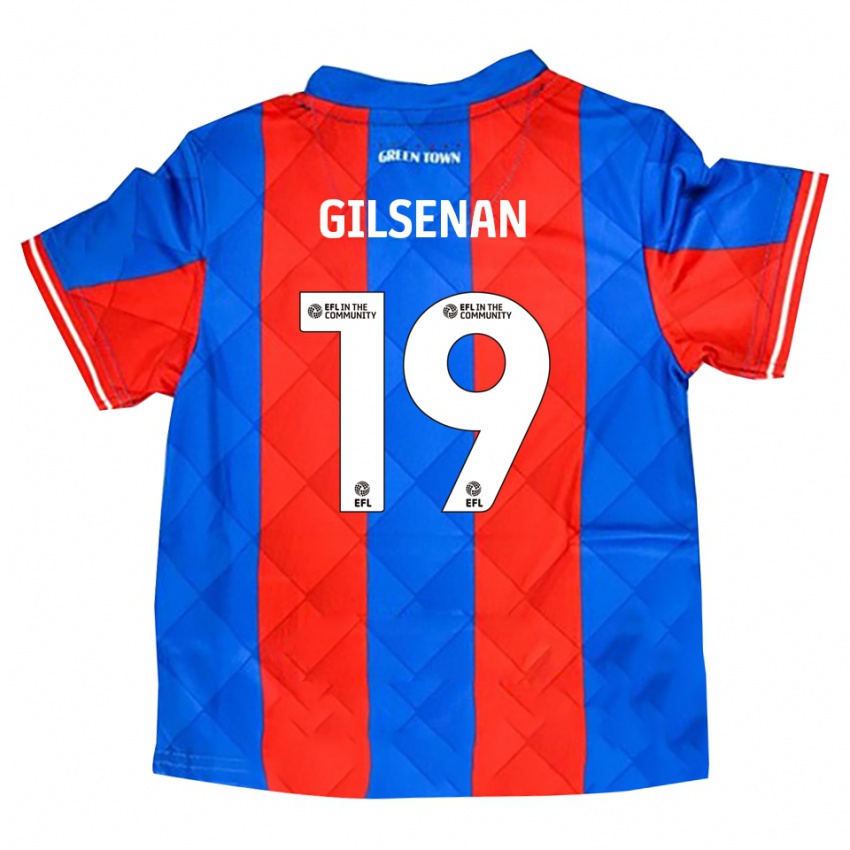 גברים זאק גילסנן #19 כחול אדום לבן הרחק ג'רזי 2025/26 חולצה קצרה