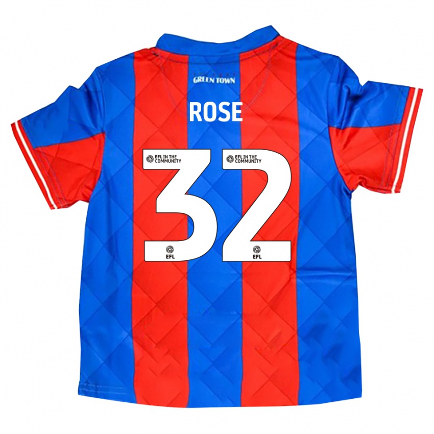 גברים דני רוז #32 כחול אדום לבן הרחק ג'רזי 2025/26 חולצה קצרה