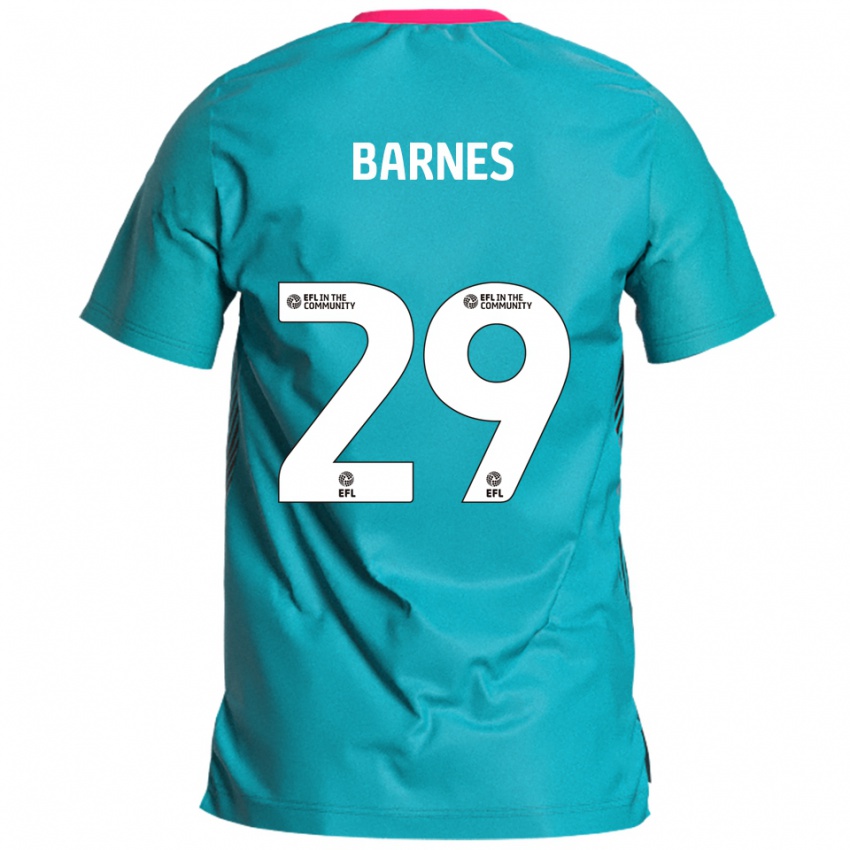 גברים Lucas Barnes #29 תכלת ורוד הרחק ג'רזי 2025/26 חולצה קצרה