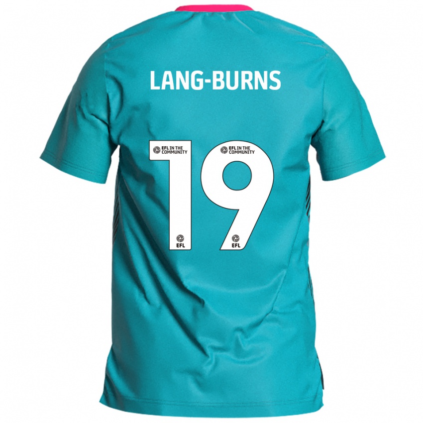 גברים Olly Lang-Burns #19 תכלת ורוד הרחק ג'רזי 2025/26 חולצה קצרה