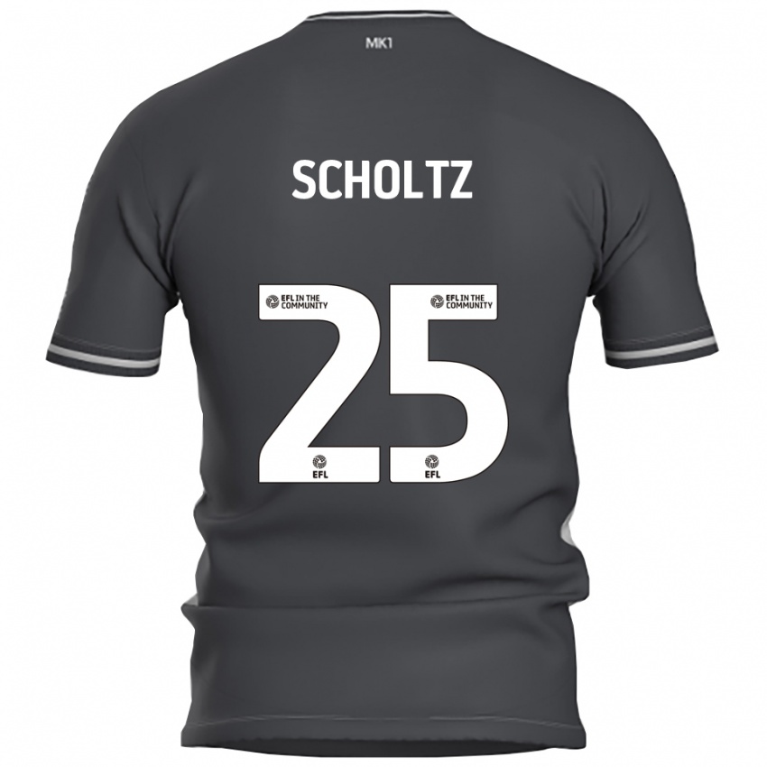 גברים פניקס שולץ #25 אפור כסוף הרחק ג'רזי 2025/26 חולצה קצרה