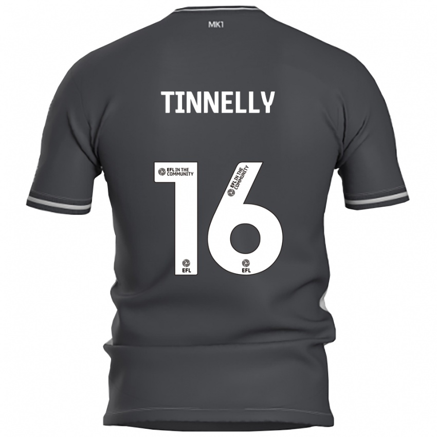 גברים Becky Tinnelly #16 אפור כסוף הרחק ג'רזי 2025/26 חולצה קצרה