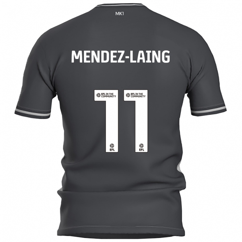 גברים נת׳ניאל מנדז-לאינג #11 אפור כסוף הרחק ג'רזי 2025/26 חולצה קצרה