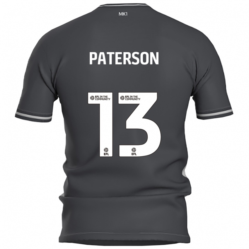 גברים קאלום פטרסון #13 אפור כסוף הרחק ג'רזי 2025/26 חולצה קצרה