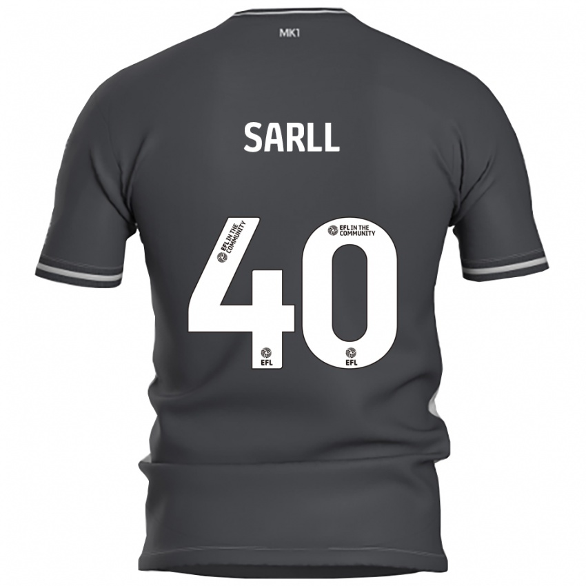 גברים Amelie Sarll #40 אפור כסוף הרחק ג'רזי 2025/26 חולצה קצרה